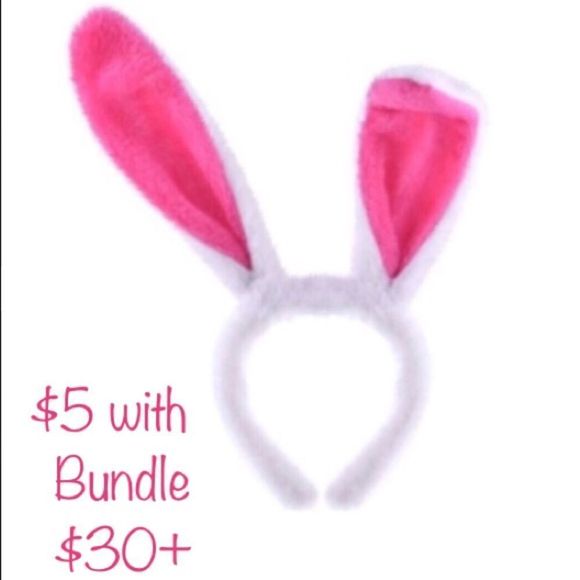 K Bunny Ears Headband - 4 Colors to Choose From - Picture 2 of 5